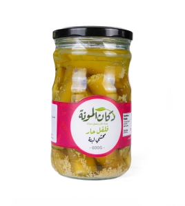 فلفل حار محشي باللبنة