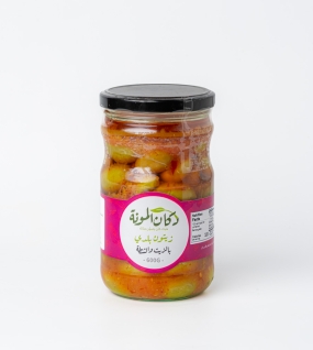 زيتون بلدي بالزيت والشطة