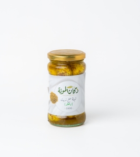 لبنة كرات مع زعتر