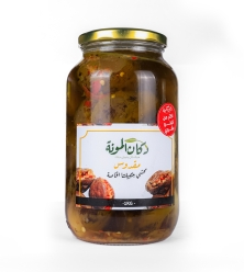 مقدوس محشي بتتبيلتنا الخاصة